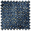 Jakarta, Blue Agate - Twist&Fit Roman Blind